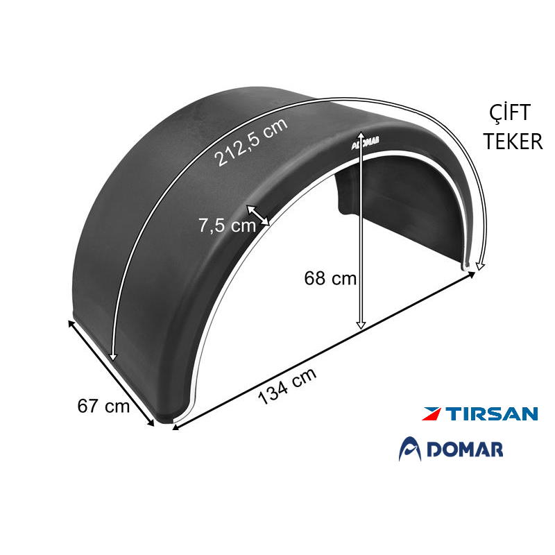Tırsan Domar Çamurluk Yarım -CA00124