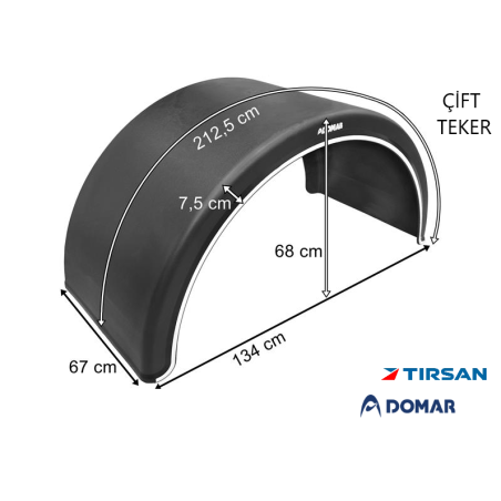 Tırsan Domar Çamurluk Yarım -CA00124