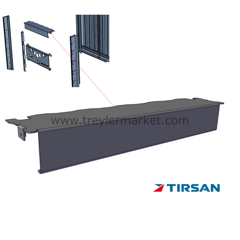 TIRSAN SAÇ ÖN PANEL KAPAMA STANDART TENTELİ 6 NOLU RESİM
