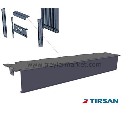 TIRSAN SAÇ ÖN PANEL KAPAMA STANDART TENTELİ 6 NOLU RESİM