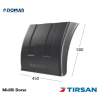 Tırsan Çamurluk Yarım 500 mm Domar Sol -CA00387
