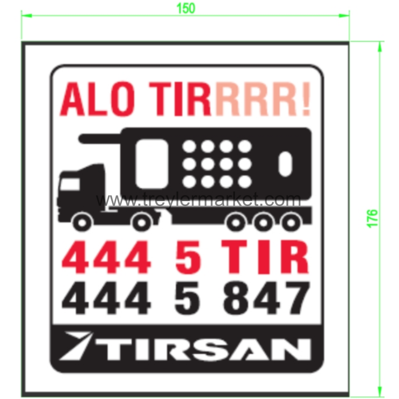 Tırsan 444 5 Tır Etiket