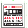 Tırsan 444 5 Tır Etiket