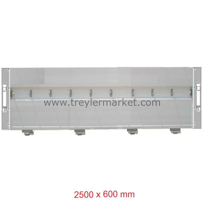 Dorse Alüminyum Dik Kilit Yan Kapak 2560 x 600