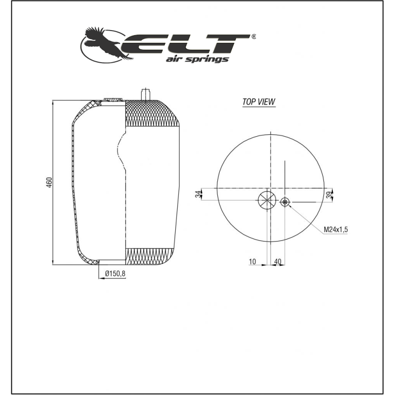 4183 Mercedes  Süspansiyon Körük Lastik