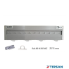 Tırsan Aluminyum Kapak Düz Kanca R-9016 Beyaz 600 x 2515 mm -KG01352