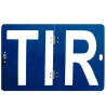 Tırsan Plaka Tır Paslanmaz Kopçalı -ET00412