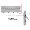 Alüminyum Dikey Kilitleme Sistemi 70 Cm