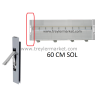 Alüminyum Dikey Kilitleme Sistemi 60Cm Sol